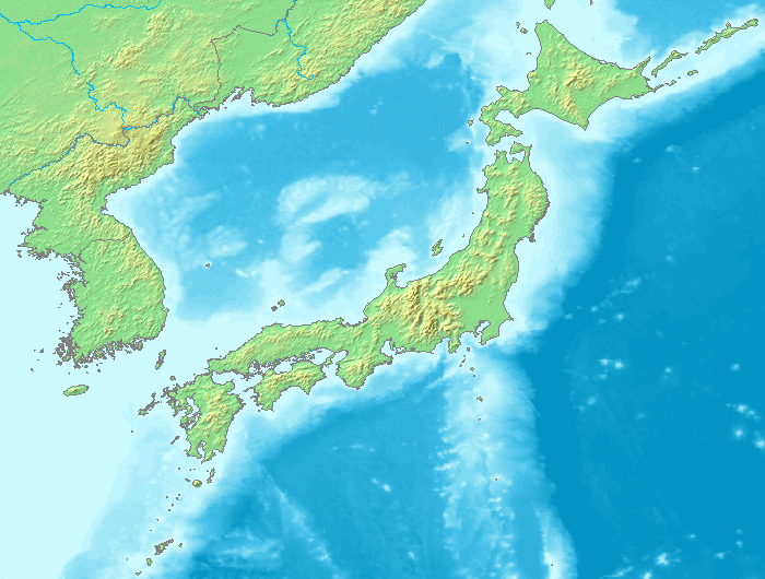satellite map of japan
