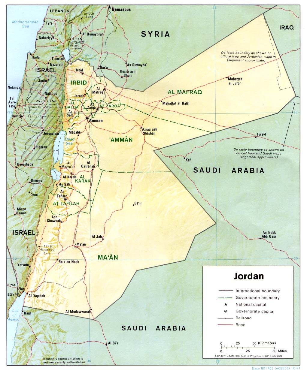 jordan regional map