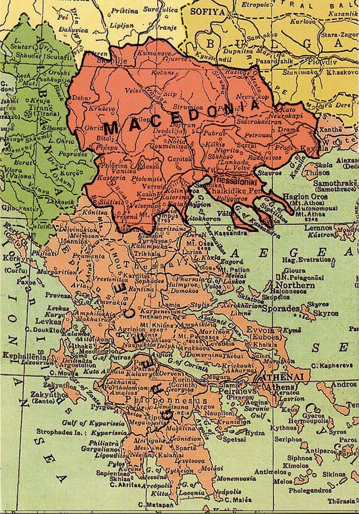 Macedonia Map And Macedonia Satellite Images