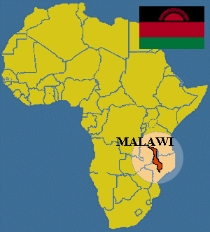 africa malawi map