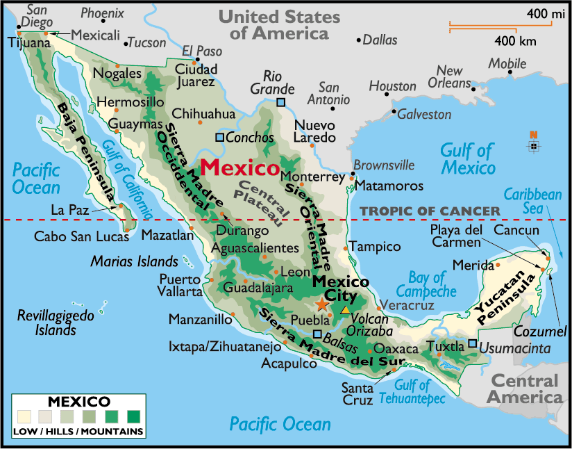 mexico maps