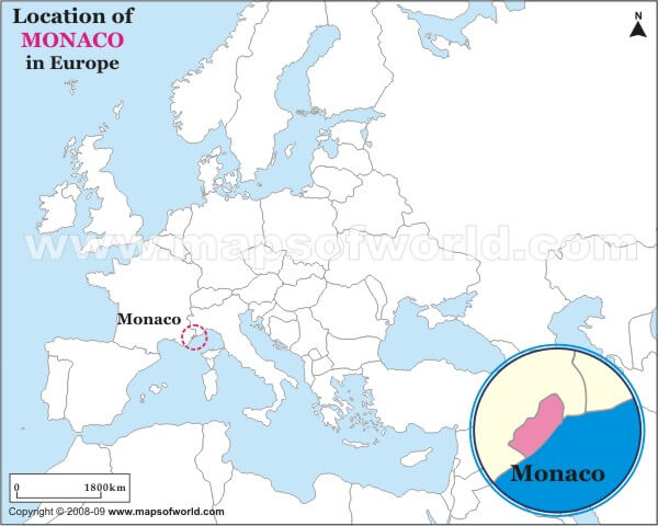 Monaco Map And Monaco Satellite Images