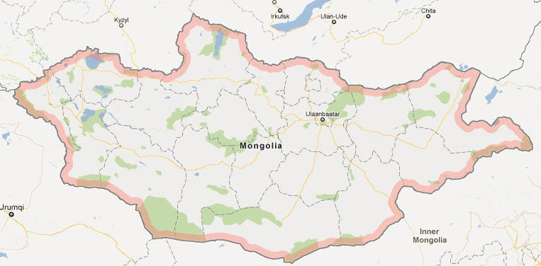 mongolia google map