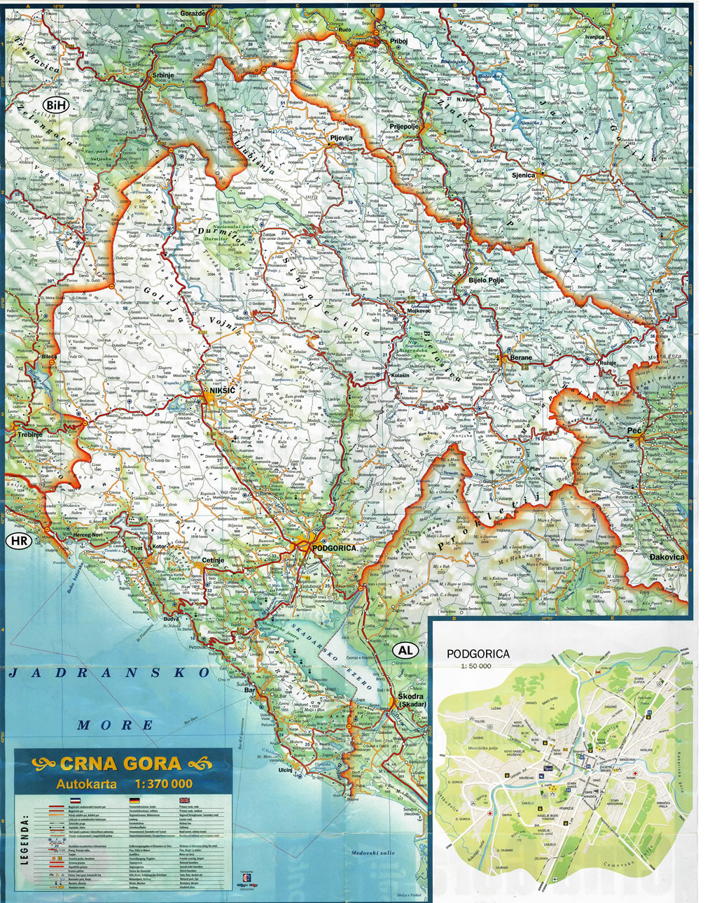 montenegro roadmap
