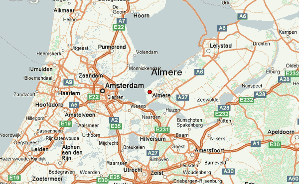 Almere amsterdam map