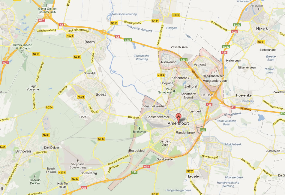 map of Amersfoort