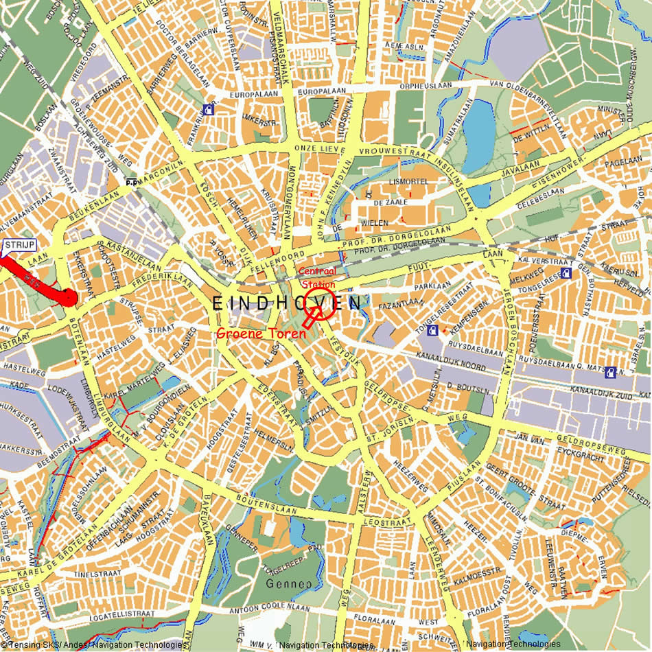 Eindhoven center map