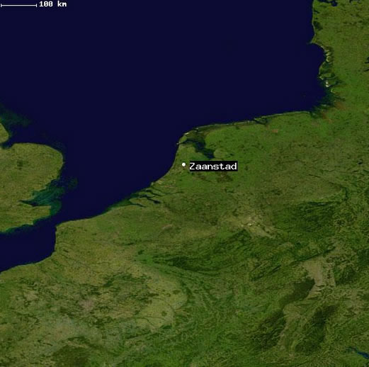 Zaanstad satellite image