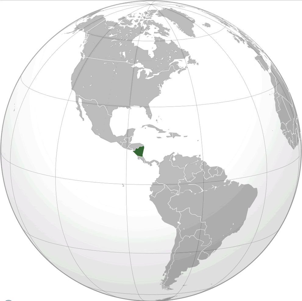 where is nicaragua in the world