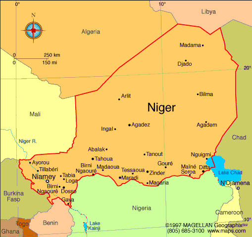 niger map