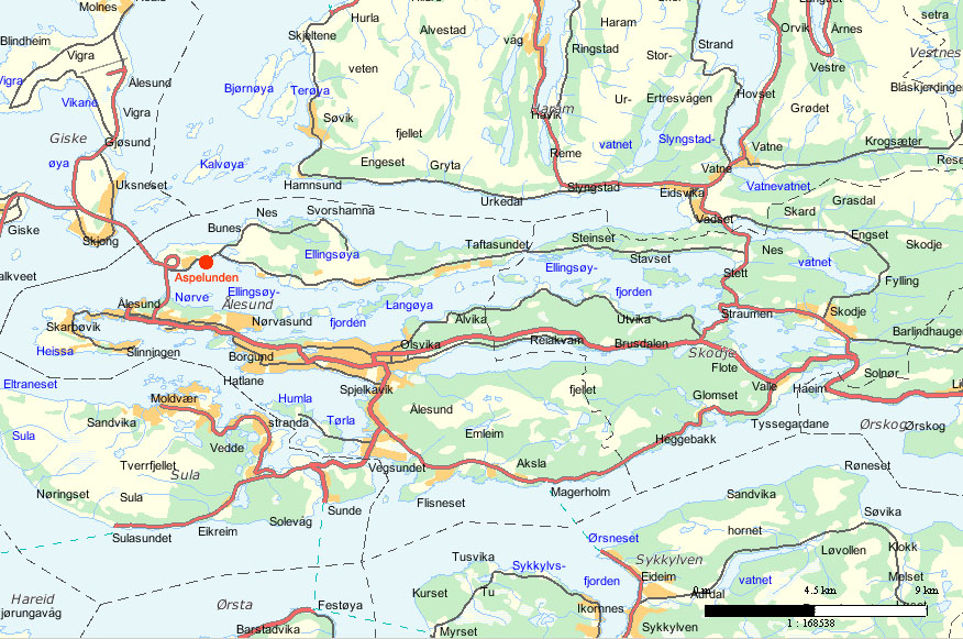 Alesund map