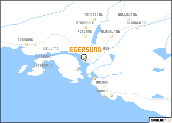 Egersund map