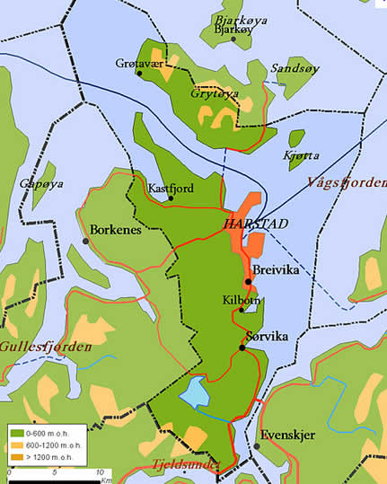Harstad map