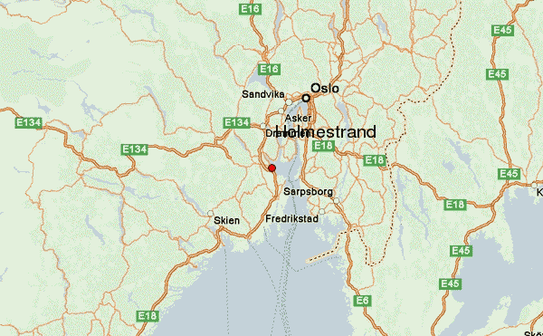 Holmestrand map