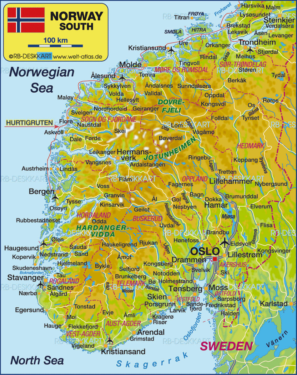 norway map Kongsvinger