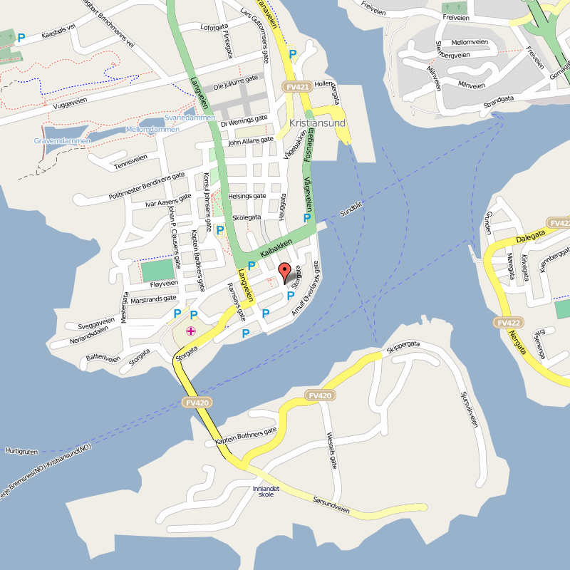 map of Kristiansund