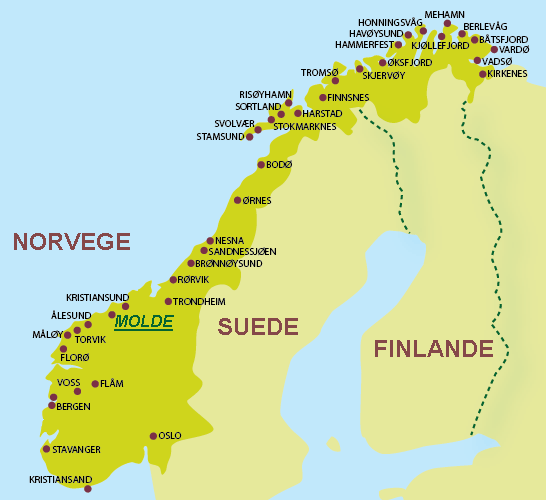 Norway Molde map