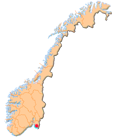 map of norway Sarpsborg