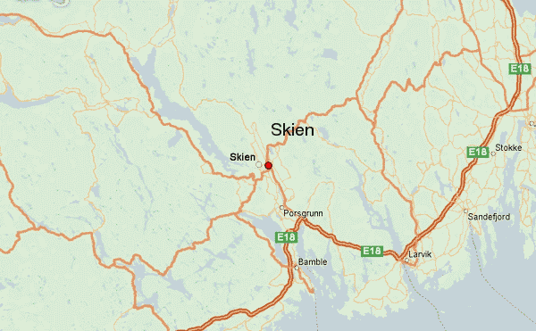 Skien road map
