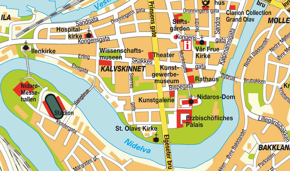 Trondheim Map and Trondheim Satellite Image