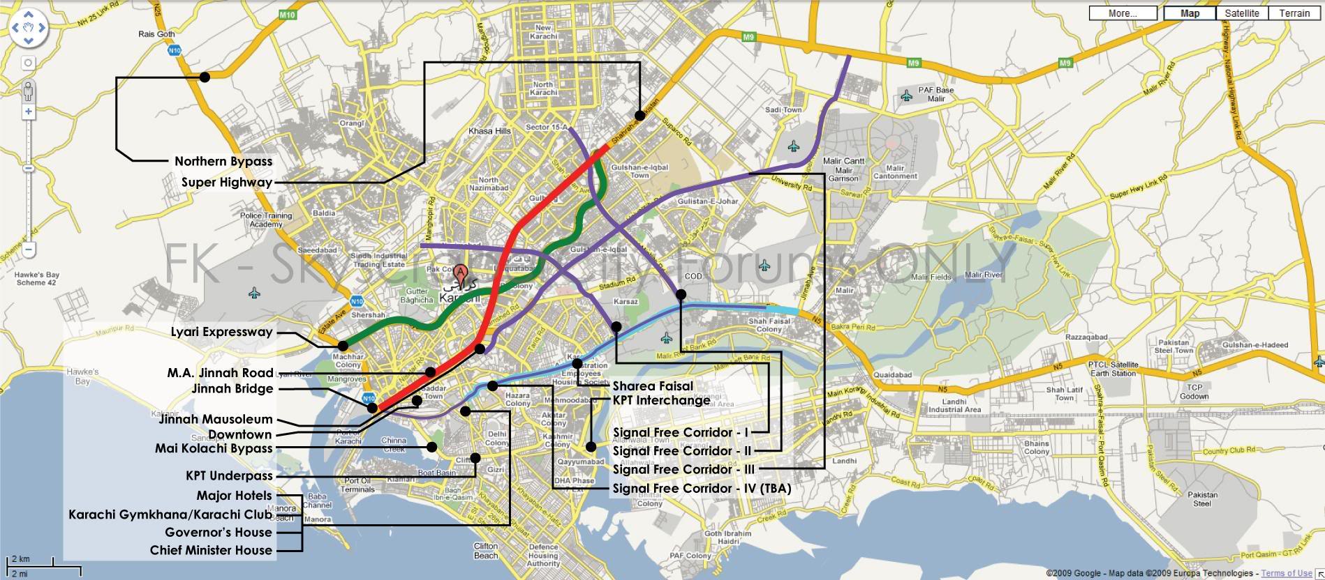 karachi metro map