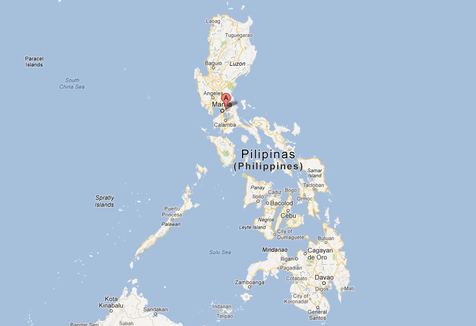 Map Of Antipolo Philippines 