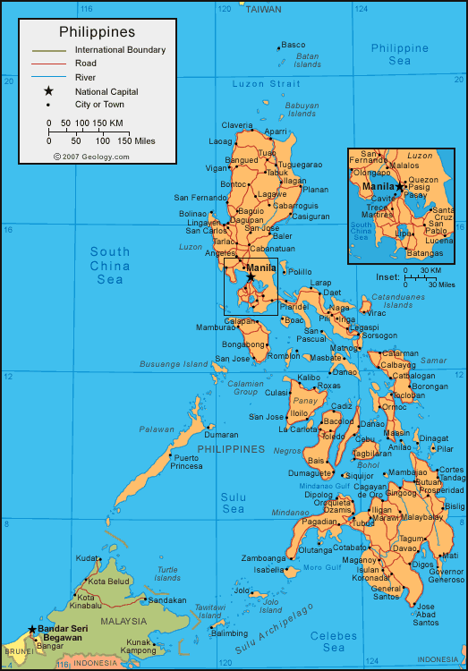 map of manila philippines