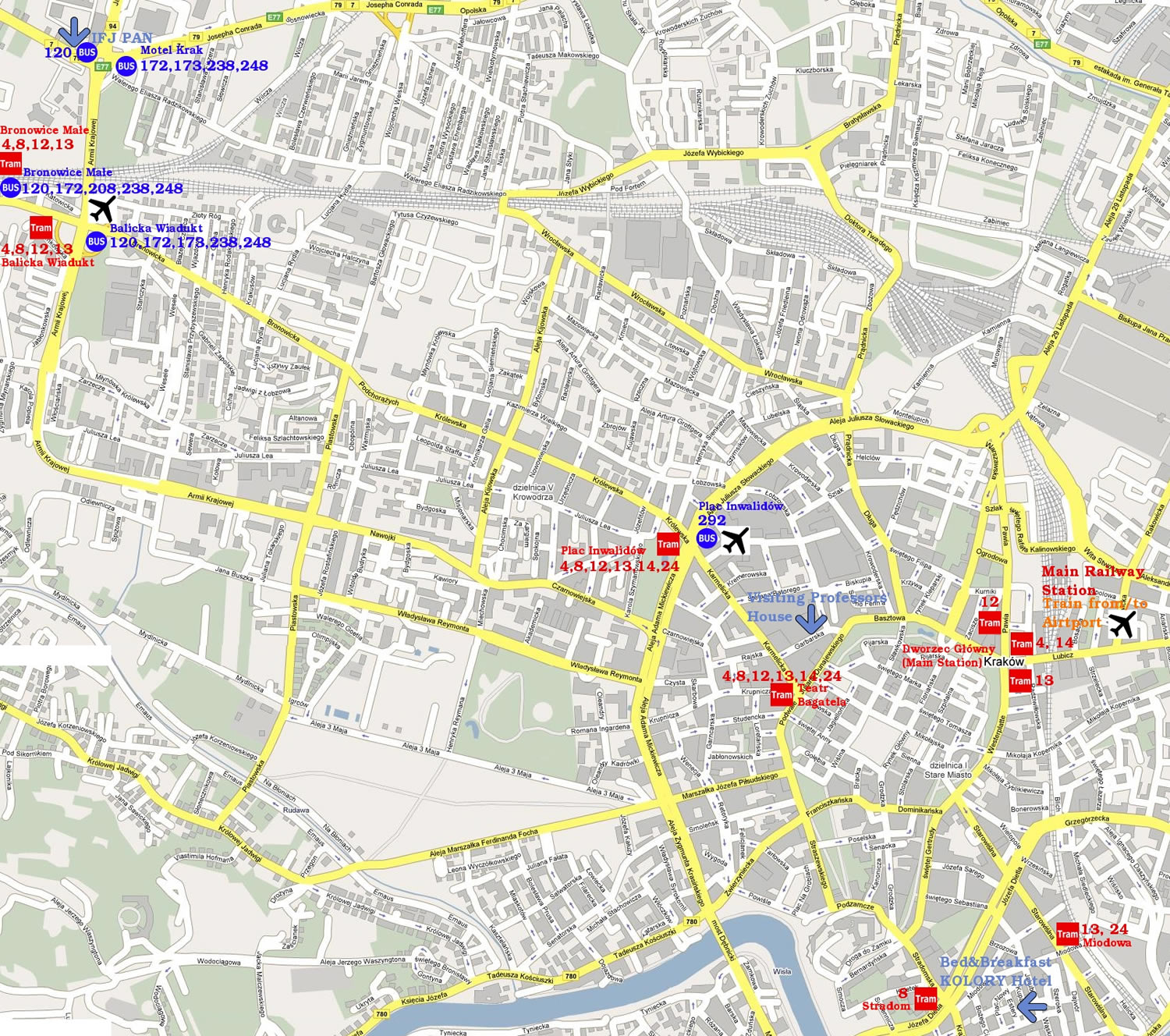 katowice city map