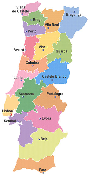 Mapas: Dividir Portugal