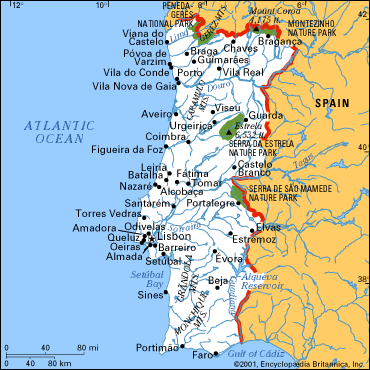 portugal maps