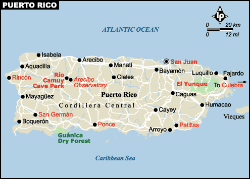 Puerto Rico cities Maps