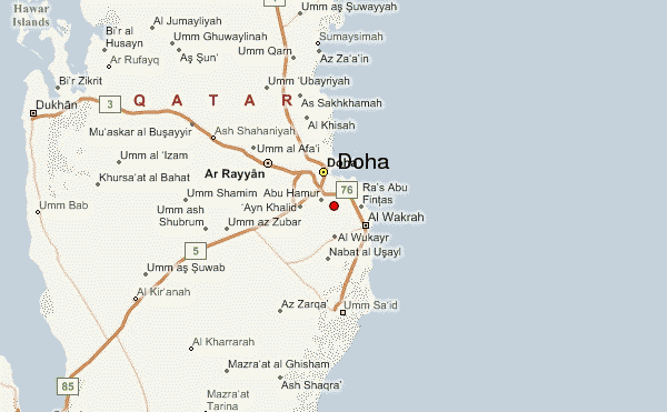 Ar Rayyan Doha map