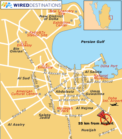 doha center map