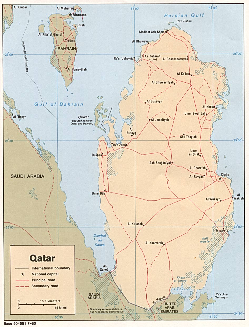qatar cities map