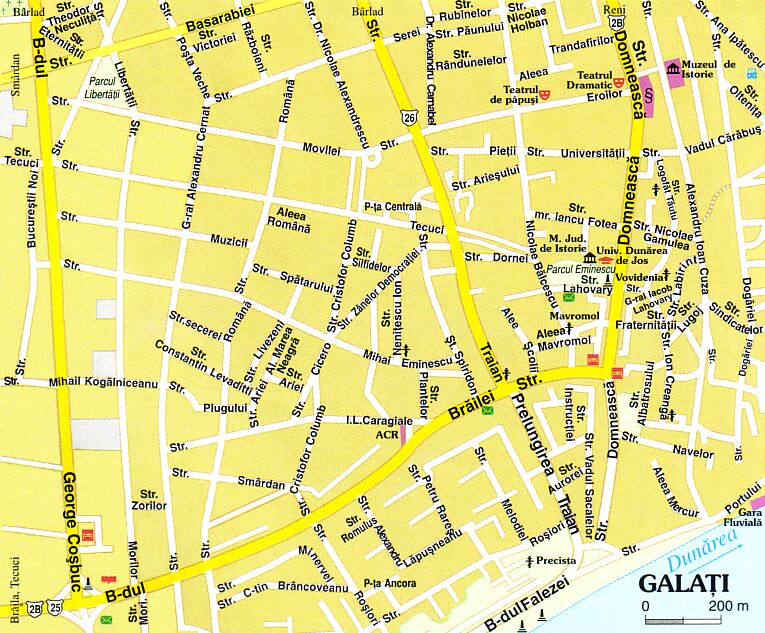 Galati Map And Galati Satellite Image