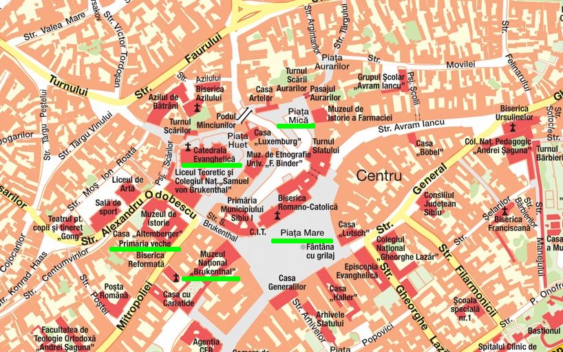 Sibiu map