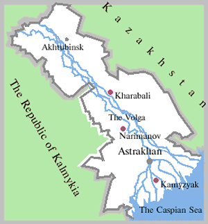 Astrakhan map