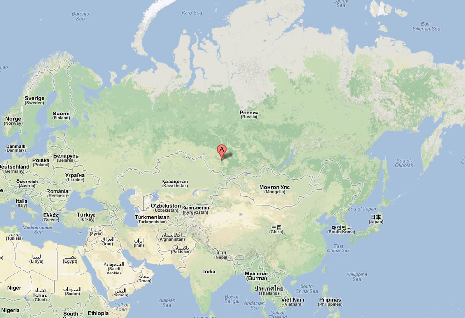 map of Barnaul russia