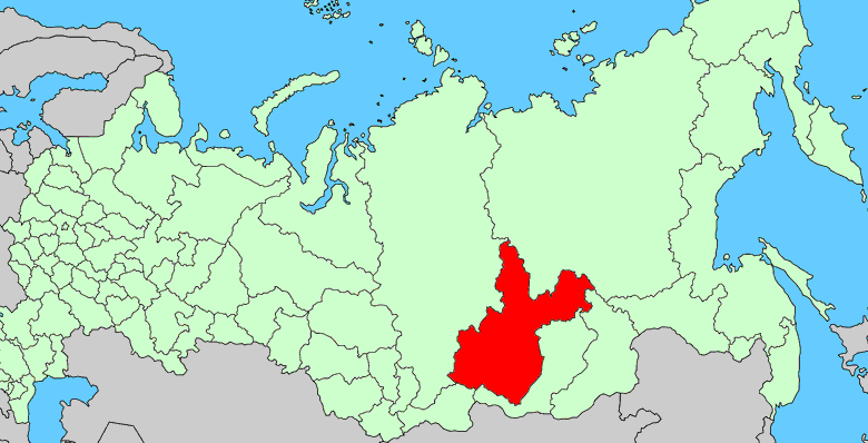russia irkutsk map