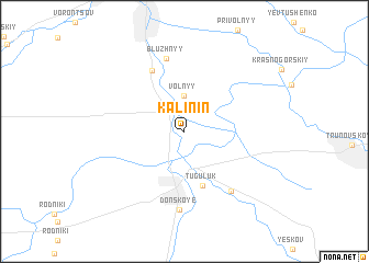 Kalinin map