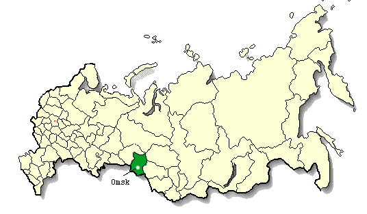 Omsk russia map
