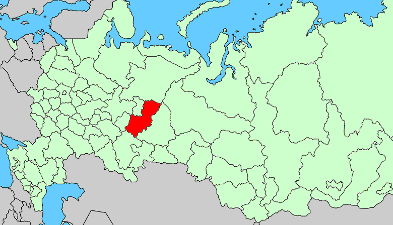 russia perm map