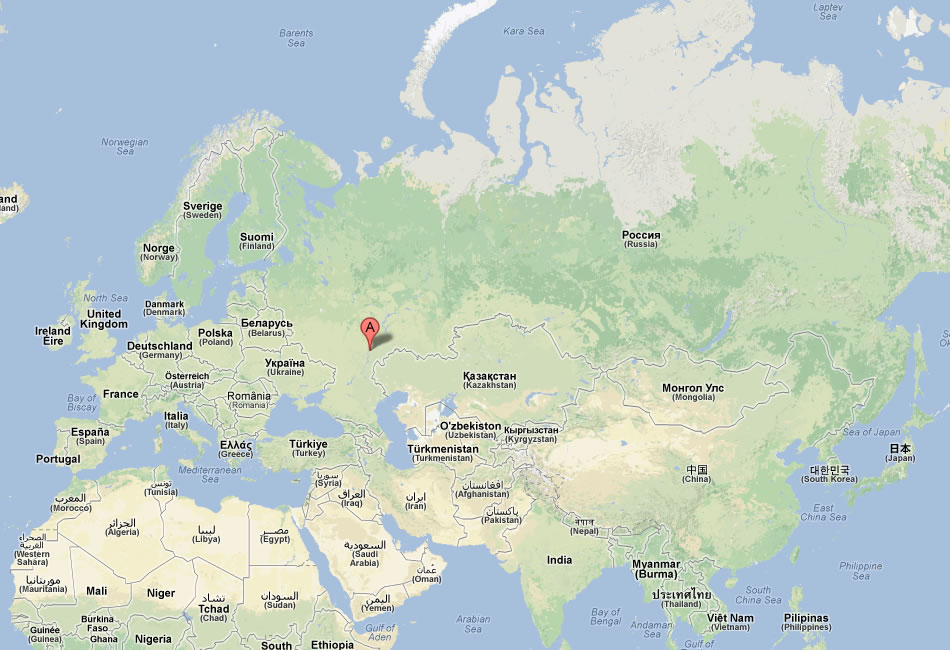 map of Saratov russia