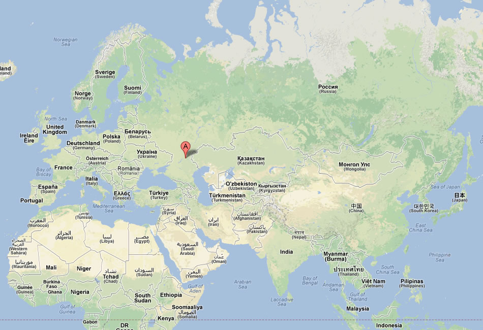map of Volgograd russia