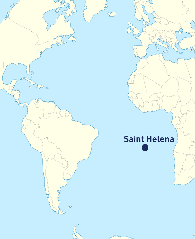 where is saint helena in the world