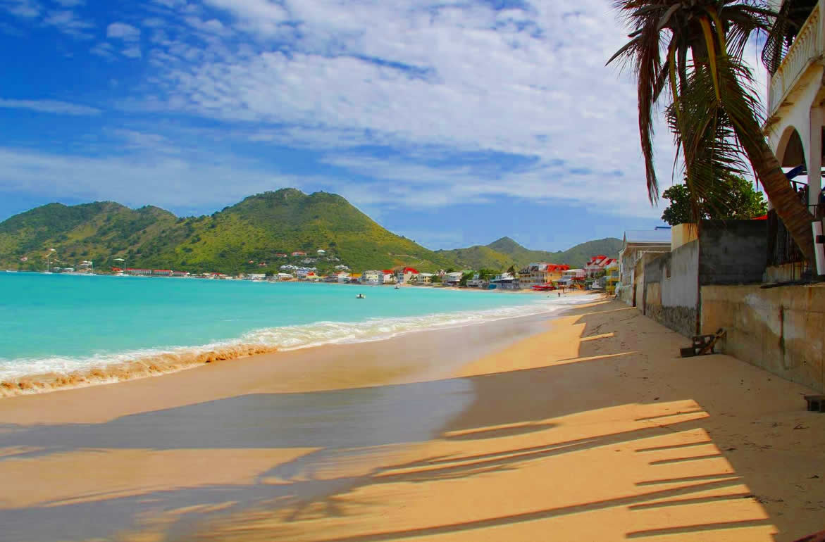 caribbean sea saint martin beaches