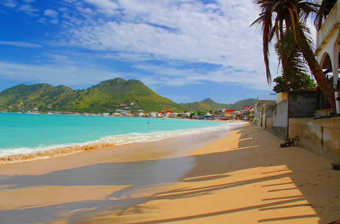 caribbean sea Saint Martin beaches