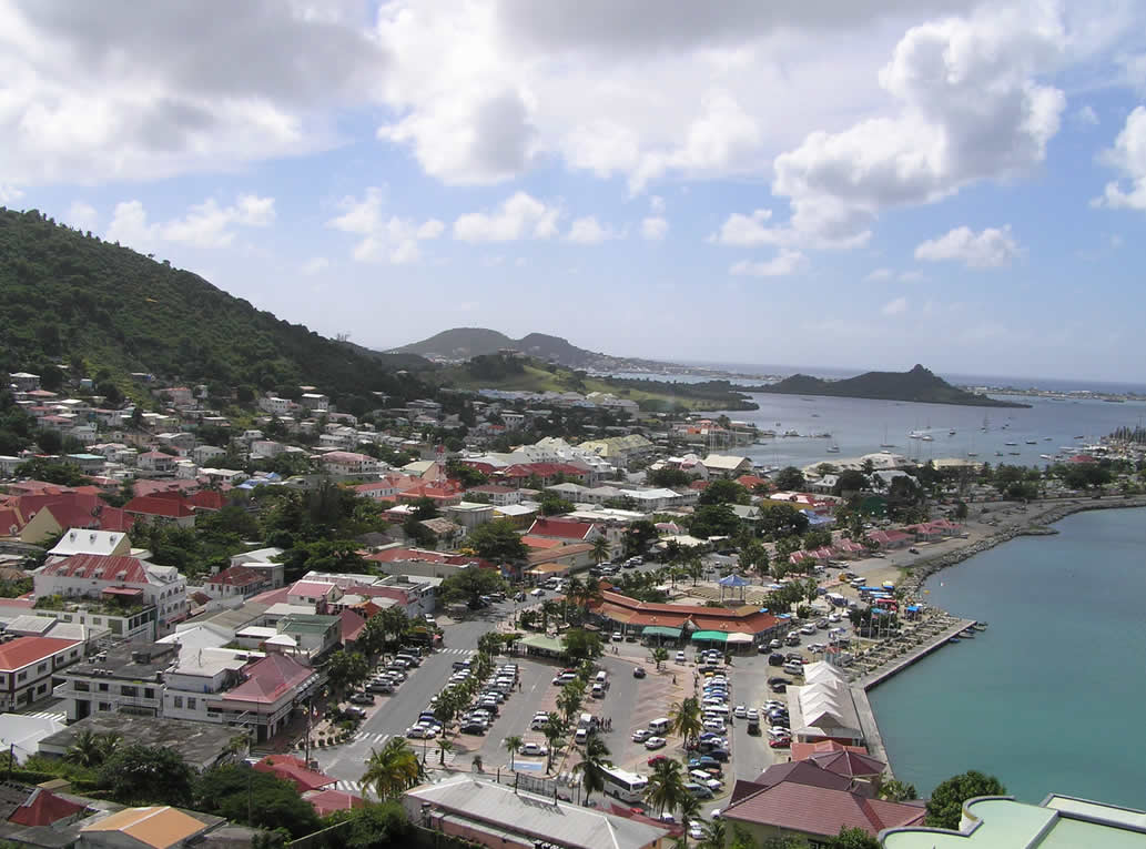 view from Saint Martin