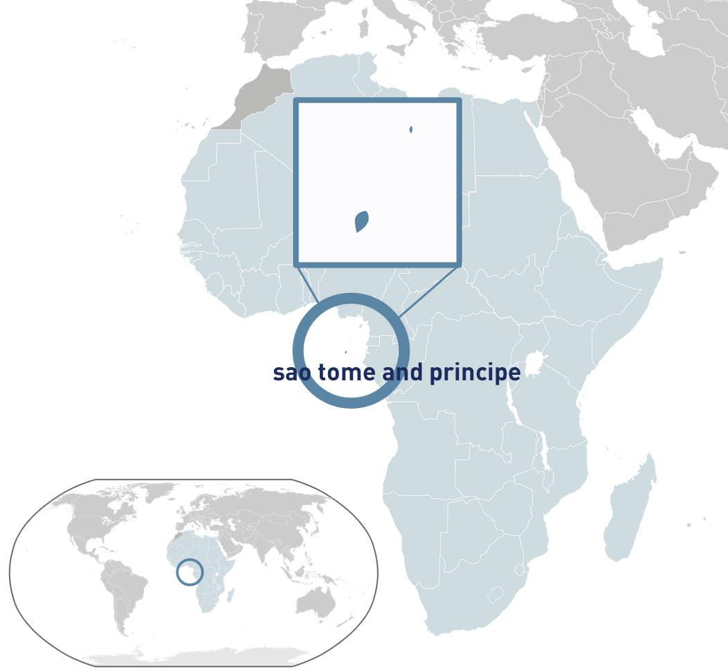 where is sao tome and principe in the world