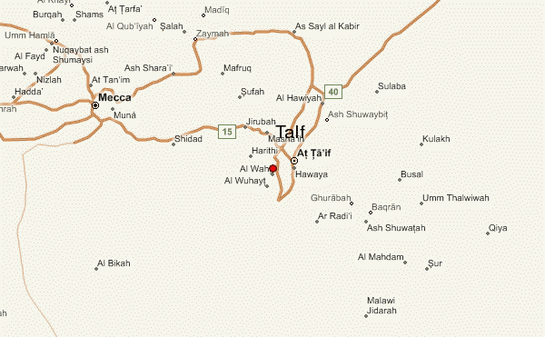 At Taif map